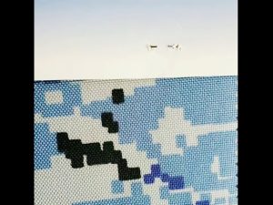 Tissu de camouflage numérique bleu marine résistant à l'eau 1000D pour sac à dos