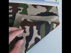 Tissu en coton sergé 80/20 motif camouflage pour uniforme militaire