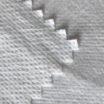 WF1 / O9TO5 SS + PTFE Non tissé laminé avec membrane PTFE laiteuse respirante en tissu de combinaison de protection médicale