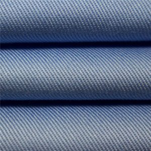 100% coton sergé cardé tissu de vêtements teints uniformes vêtements de travail