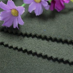 Tissu avec doublure en polaire polaire